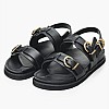 Γυναικεία Flats Mardale.Fl Μαύρο Δέρμα GANT Γυναικεία Flats Mardale.Fl Μαύρο Δέρμα GANT
