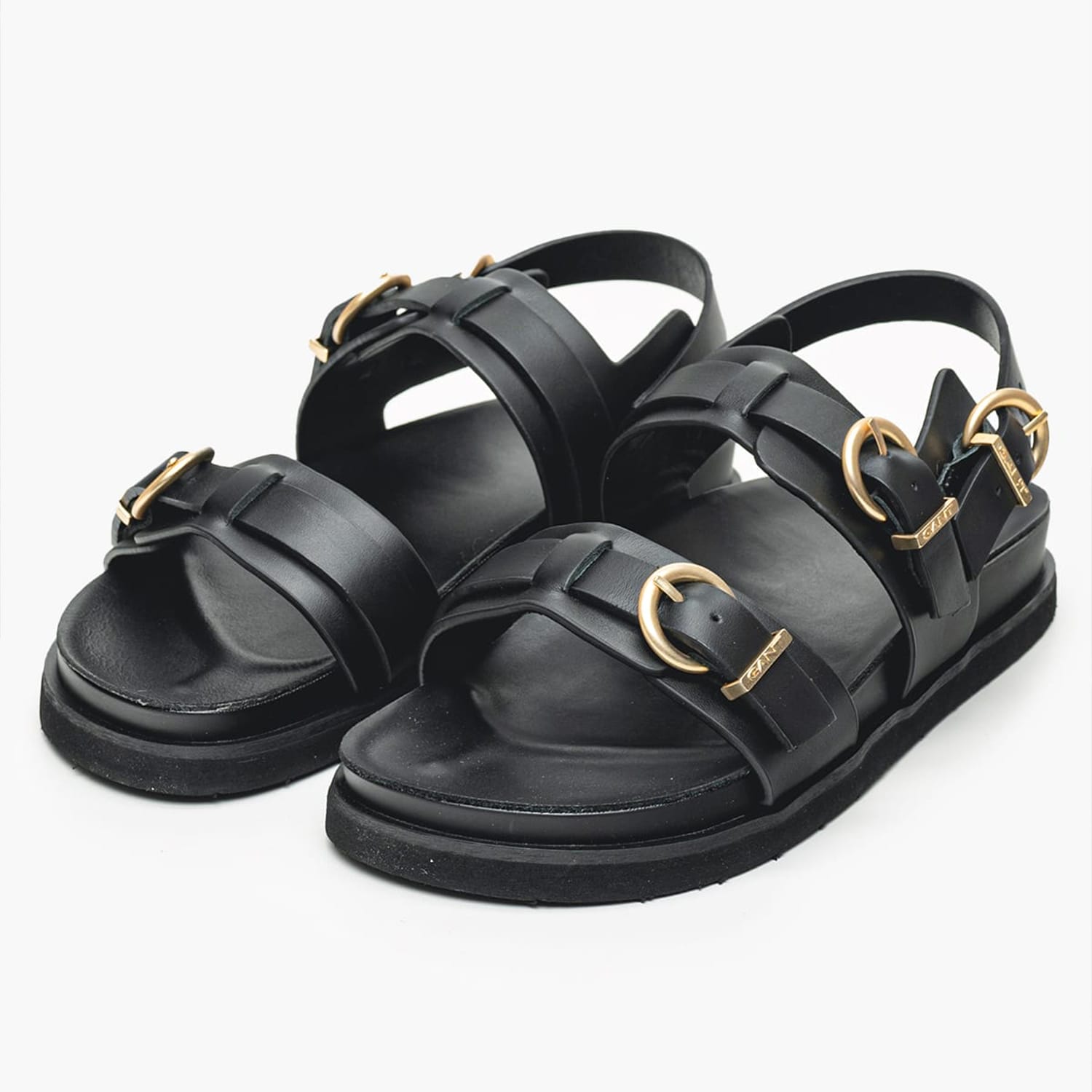 Γυναικεία Flats Mardale.Fl Μαύρο Δέρμα GANT Γυναικεία Flats Mardale.Fl Μαύρο Δέρμα GANT