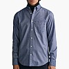 Ανδρικά Πουκάμισα Oxford.Shirt Μπλε Βαμβάκι GANT Ανδρικά Πουκάμισα Oxford.Shirt Μπλε Βαμβάκι GANT