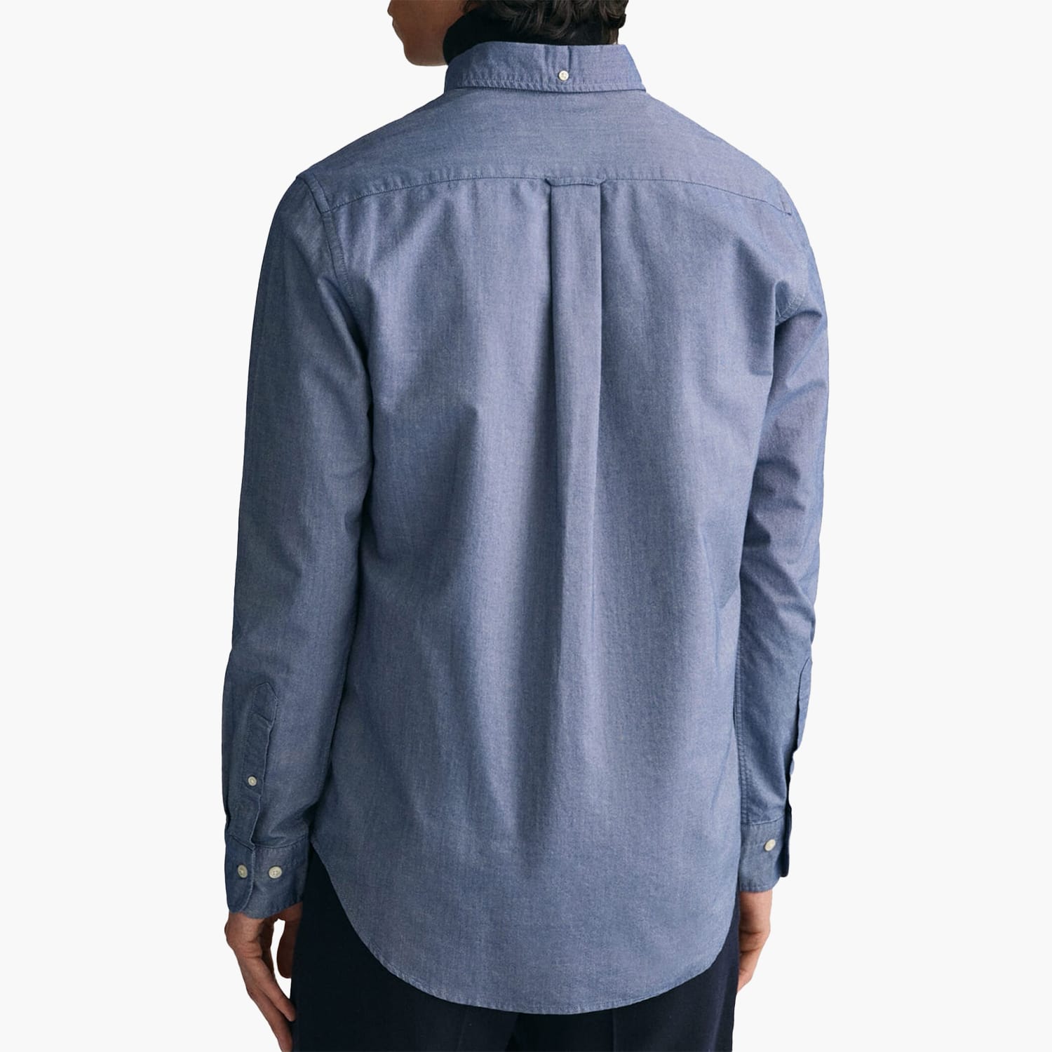 Ανδρικά Πουκάμισα Oxford.Shirt Μπλε Βαμβάκι GANT Ανδρικά Πουκάμισα Oxford.Shirt Μπλε Βαμβάκι GANT
