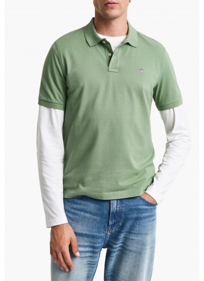 Ανδρικές Μπλούζες Ls.Crew.Top Άσπρο Βαμβάκι Ralph Lauren