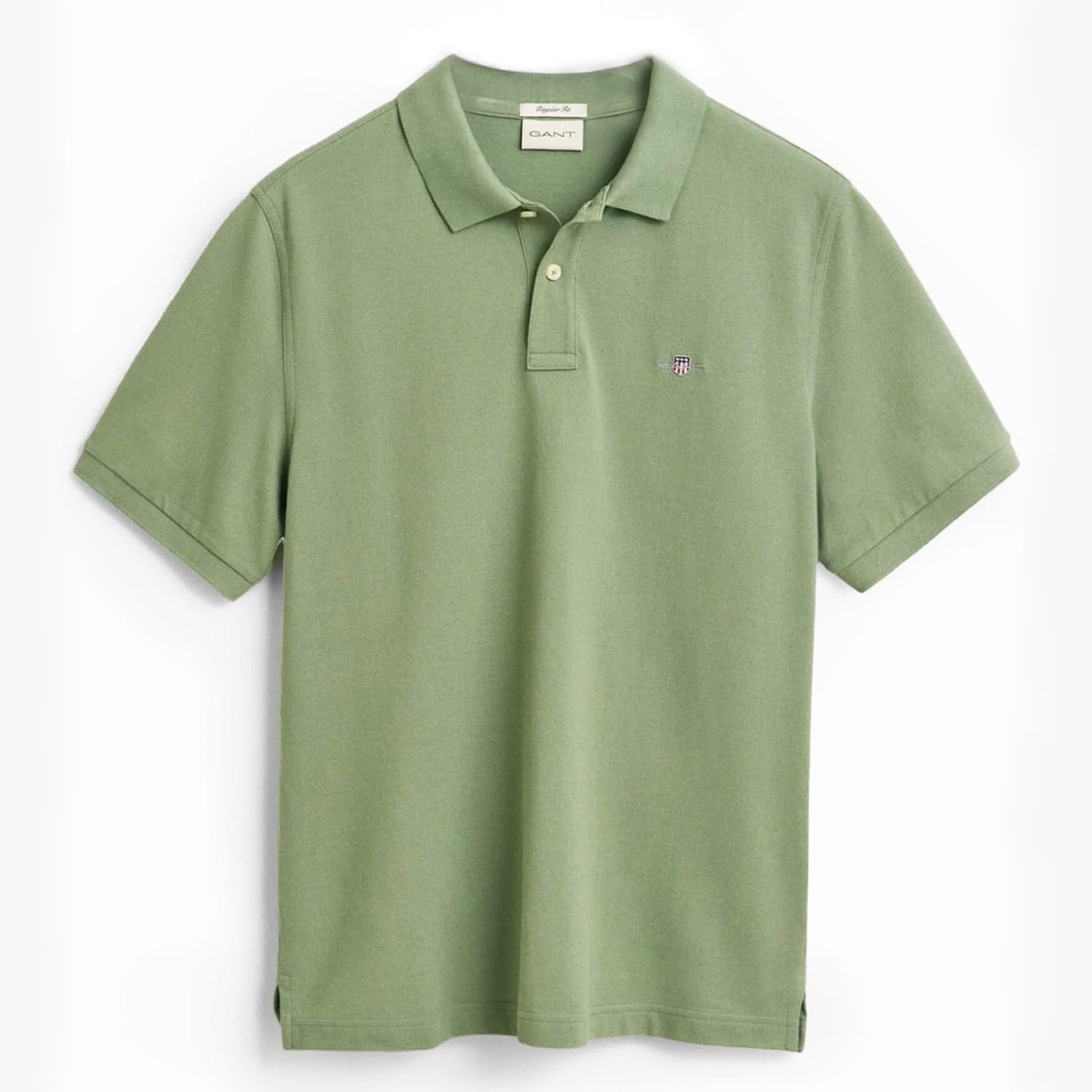 Ανδρικές Μπλούζες Polo.Original.M.2 Πράσινο Βαμβάκι GANT