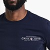 Ανδρικές Μπλούζες Printed.Ss Σκούρο Μπλε Βαμβάκι GANT Ανδρικές Μπλούζες Printed.Ss Σκούρο Μπλε Βαμβάκι GANT