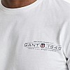 Men T-Shirts Printed.Ss White Cotton GANT Men T-Shirts Printed.Ss White Cotton GANT