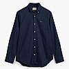 Men Shirts Printpoint DarkBlue Cotton GANT Men Shirts Printpoint DarkBlue Cotton GANT