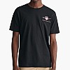 Men T-Shirts Reg.Emb Black Cotton GANT Men T-Shirts Reg.Emb Black Cotton GANT