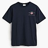 Men T-Shirts Reg.Emb DarkBlue Cotton GANT Men T-Shirts Reg.Emb DarkBlue Cotton GANT