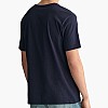 Men T-Shirts Reg.Emb DarkBlue Cotton GANT Men T-Shirts Reg.Emb DarkBlue Cotton GANT
