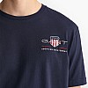 Men T-Shirts Reg.Emb DarkBlue Cotton GANT Men T-Shirts Reg.Emb DarkBlue Cotton GANT