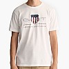 Men T-Shirts Reg.Shield White Cotton GANT Men T-Shirts Reg.Shield White Cotton GANT