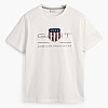 Men T-Shirts Reg.Shield White Cotton GANT Men T-Shirts Reg.Shield White Cotton GANT