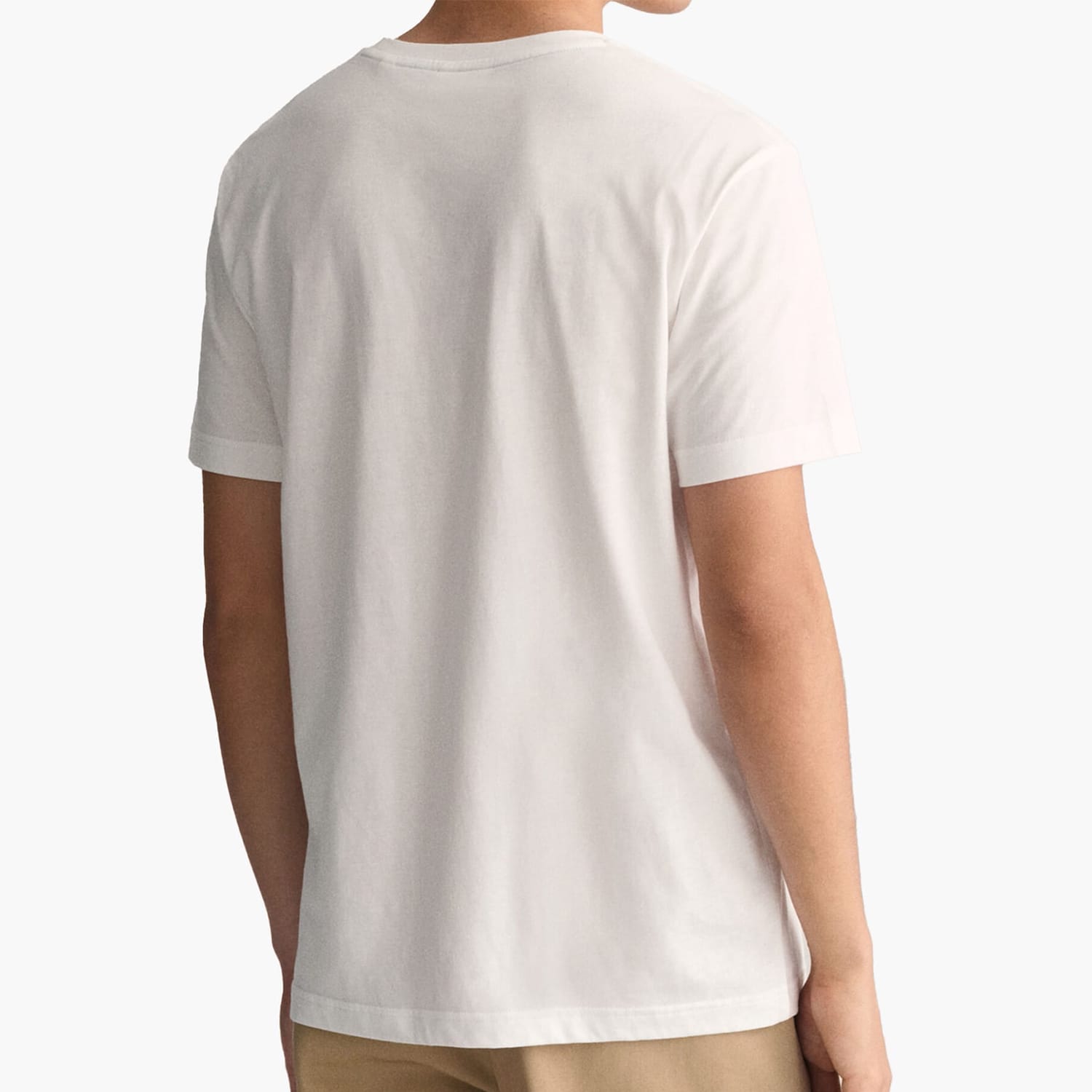 Men T-Shirts Reg.Shield White Cotton GANT Men T-Shirts Reg.Shield White Cotton GANT