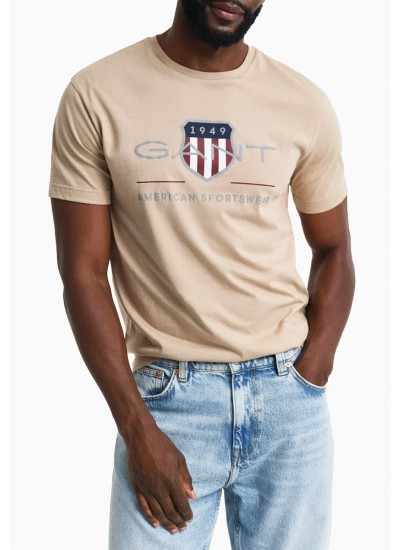 Ανδρικά Πουκάμισα Oxford.Shirt Μπλέ Ανοιχτό Βαμβάκι GANT