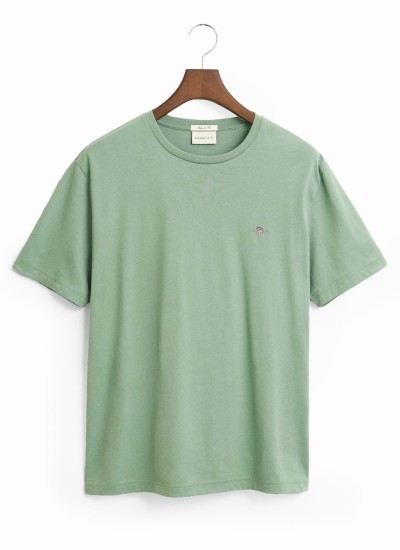 Ανδρικές Μπλούζες Ls.Crew.Top Άσπρο Βαμβάκι Ralph Lauren