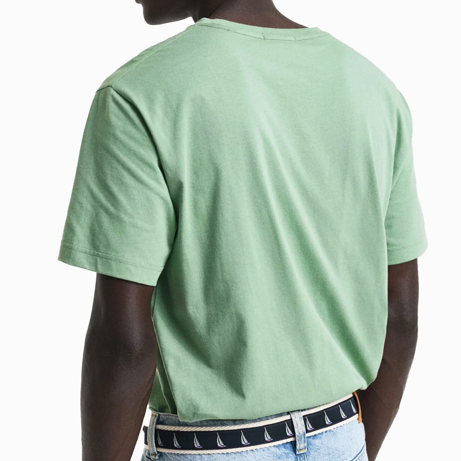 Men T-Shirts Reg.Ss.Klm Green Cotton GANT