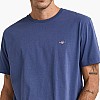 Men T-Shirts Reg.Ss.Nv Blue Cotton GANT Men T-Shirts Reg.Ss.Nv Blue Cotton GANT