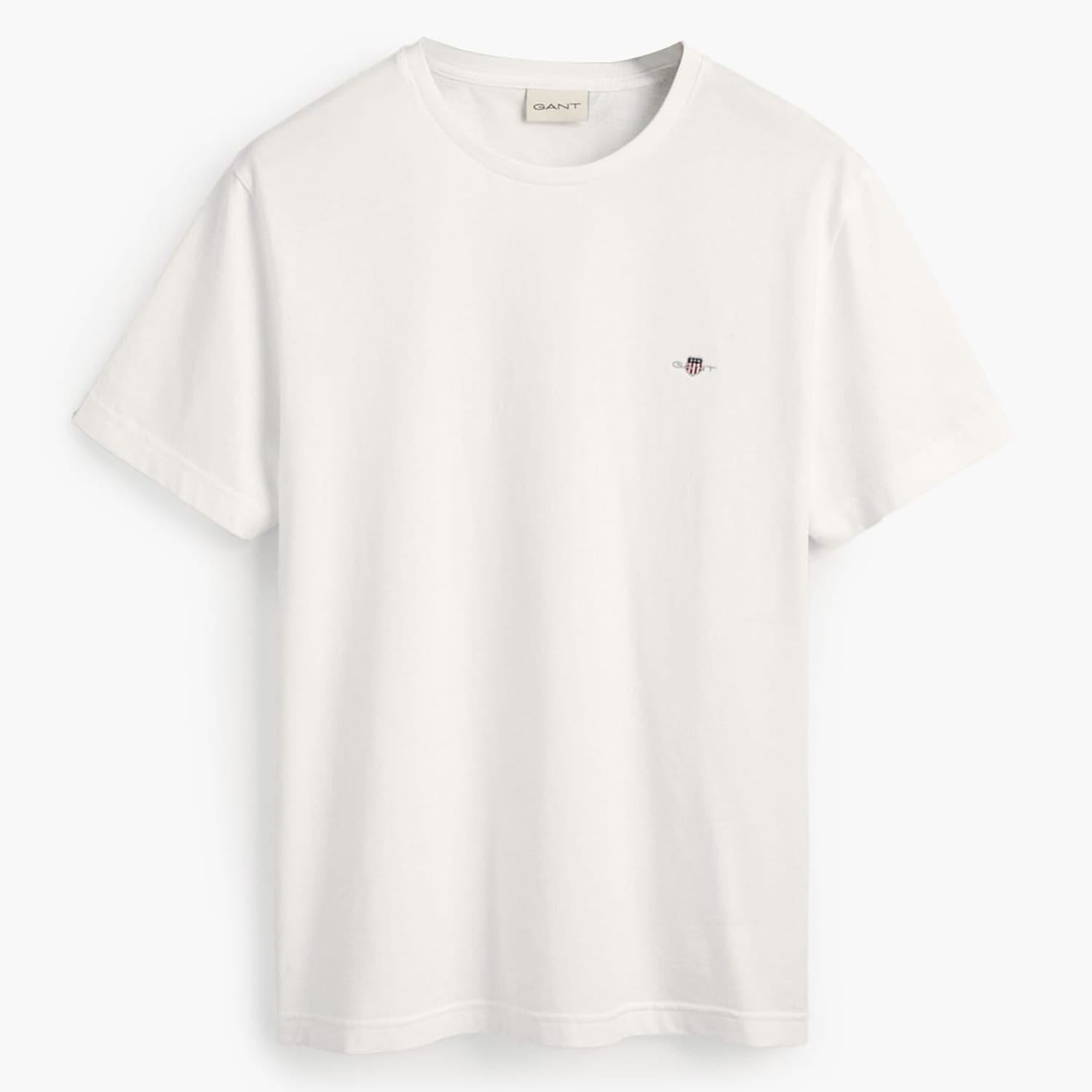 Men T-Shirts Reg.Ss White Cotton GANT