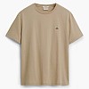 Men T-Shirts Reg.Ss Beige Cotton GANT Men T-Shirts Reg.Ss Beige Cotton GANT