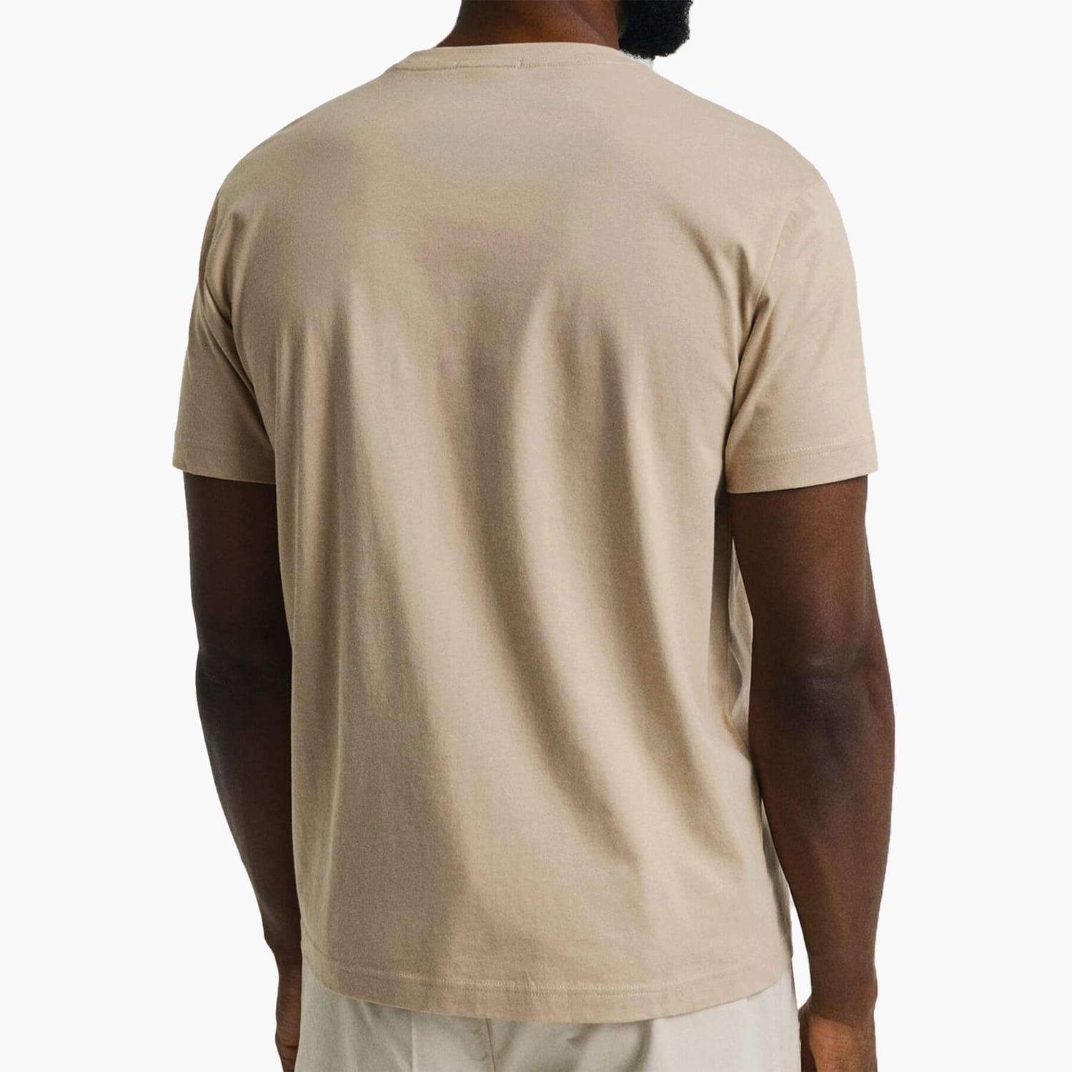 Men T-Shirts Reg.Ss Beige Cotton GANT Men T-Shirts Reg.Ss Beige Cotton GANT