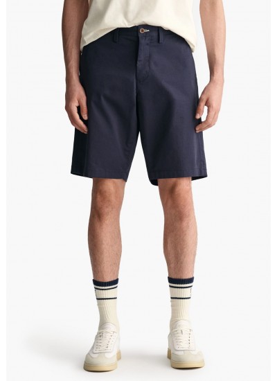 Ανδρικές Βερμούδες Relaxed.Shorts Μπεζ Βαμβάκι GANT