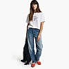 Women T-Shirts - Tops Sailing.Crew White Cotton GANT