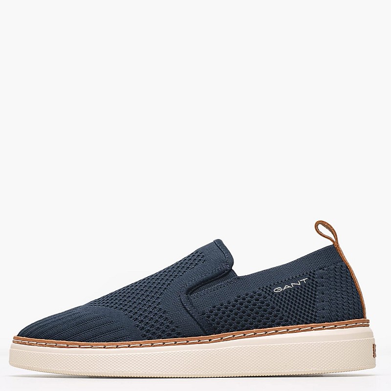 Men Moccasins San.Prep.Moc Blue Fabic GANT