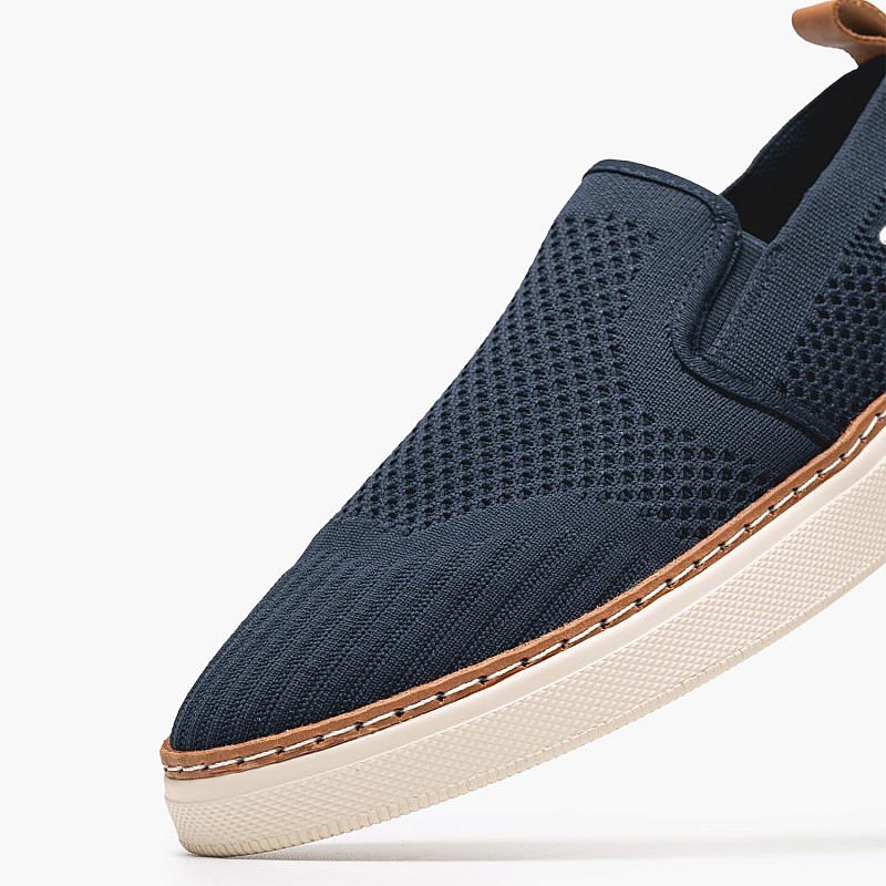 Men Moccasins San.Prep.Moc Blue Fabic GANT