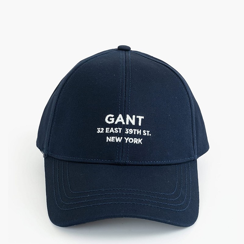 Men's Caps Script.Graphic DarkBlue Cotton GANT
