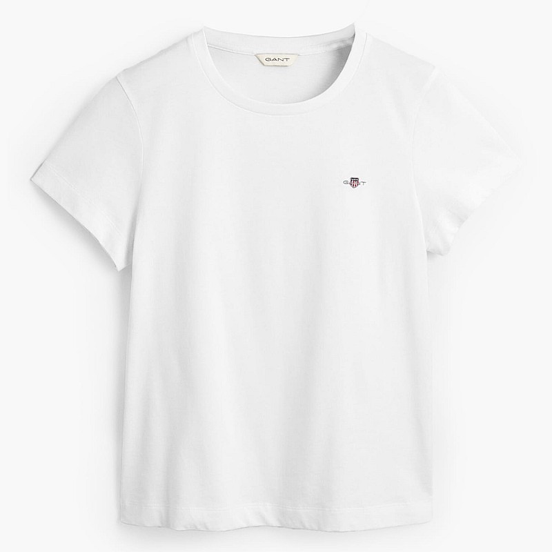 Women T-Shirts - Tops Shield.Rs White Cotton GANT