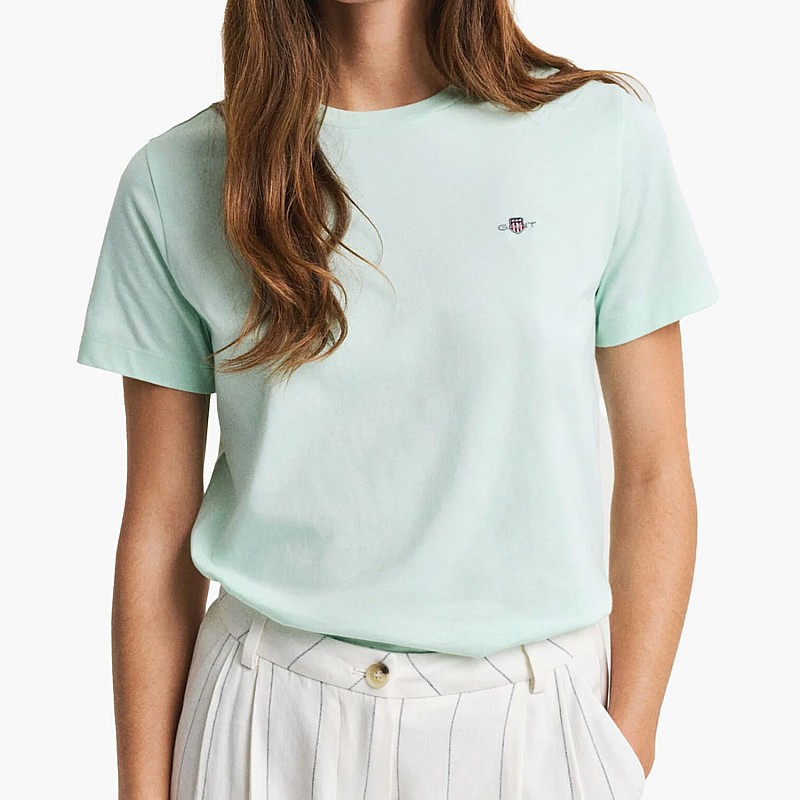 Women T-Shirts - Tops Shield.Rs Green Cotton GANT