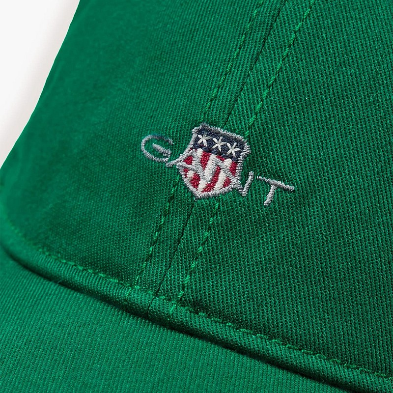 Ανδρικά Καπέλα Shield.Twill Πράσινο Βαμβάκι GANT