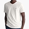 Men T-Shirts Shield.V White Cotton GANT Men T-Shirts Shield.V White Cotton GANT