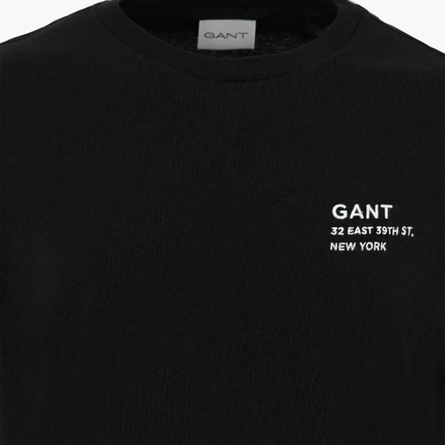 Men T-Shirts Small.Graphic Black Cotton GANT