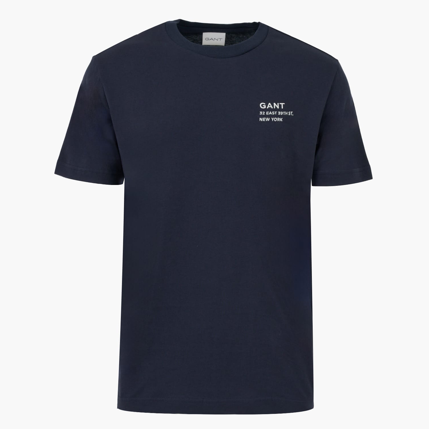 Men T-Shirts Small.Graphic DarkBlue Cotton GANT