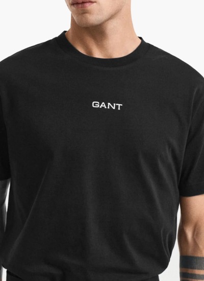 Ανδρικές Μπλούζες Reg.Ls Άσπρο Βαμβάκι GANT