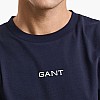 Ανδρικές Μπλούζες Small.Lg Σκούρο Μπλε Βαμβάκι GANT