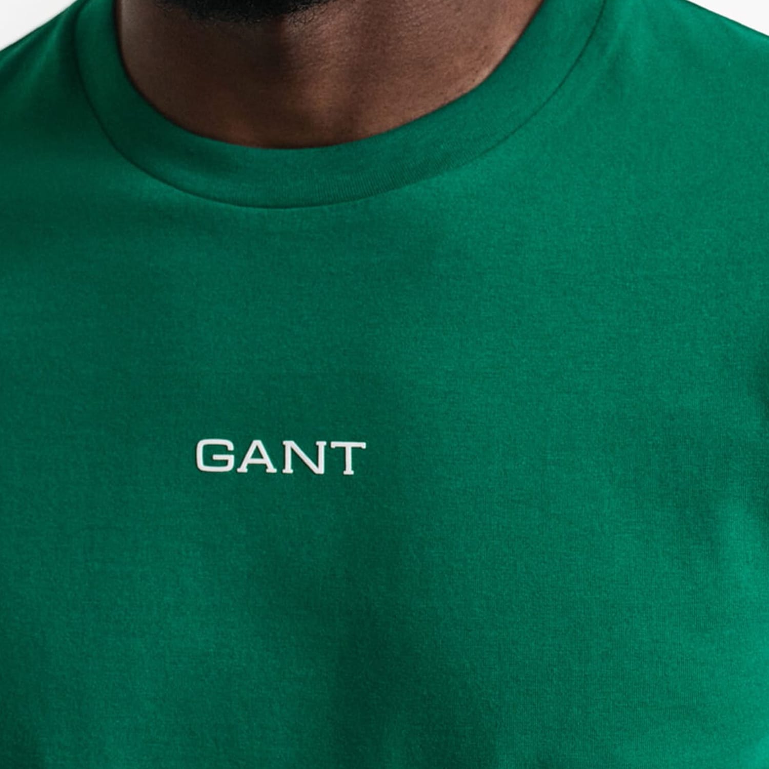 Men T-Shirts Small.Lg Green Cotton GANT Men T-Shirts Small.Lg Green Cotton GANT
