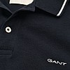 Men T-Shirts Tipping.Rugger Black Cotton GANT Men T-Shirts Tipping.Rugger Black Cotton GANT
