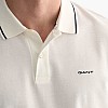 Men T-Shirts Tipping.Rugger White Cotton GANT