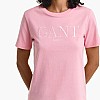Women T-Shirts - Tops Tonal.Graphic Pink Cotton GANT Women T-Shirts - Tops Tonal.Graphic Pink Cotton GANT
