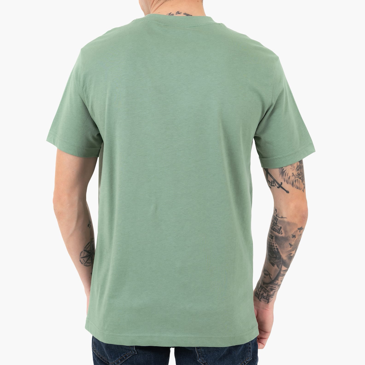Men T-Shirts Tonal.Shield.G Green Cotton GANT Men T-Shirts Tonal.Shield.G Green Cotton GANT
