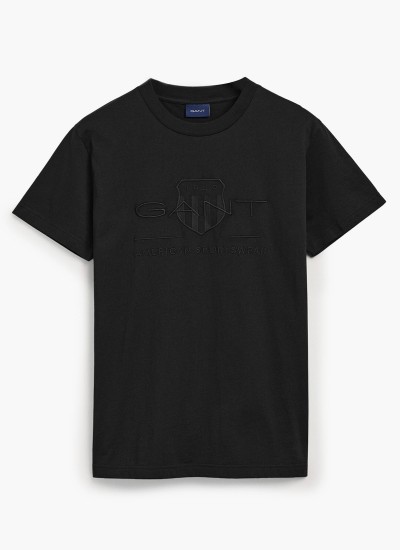 Ανδρικές Μπλούζες Ls.Crew.Top Άσπρο Βαμβάκι Ralph Lauren