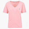 Women T-Shirts - Tops Vn.Shield Pink Cotton GANT