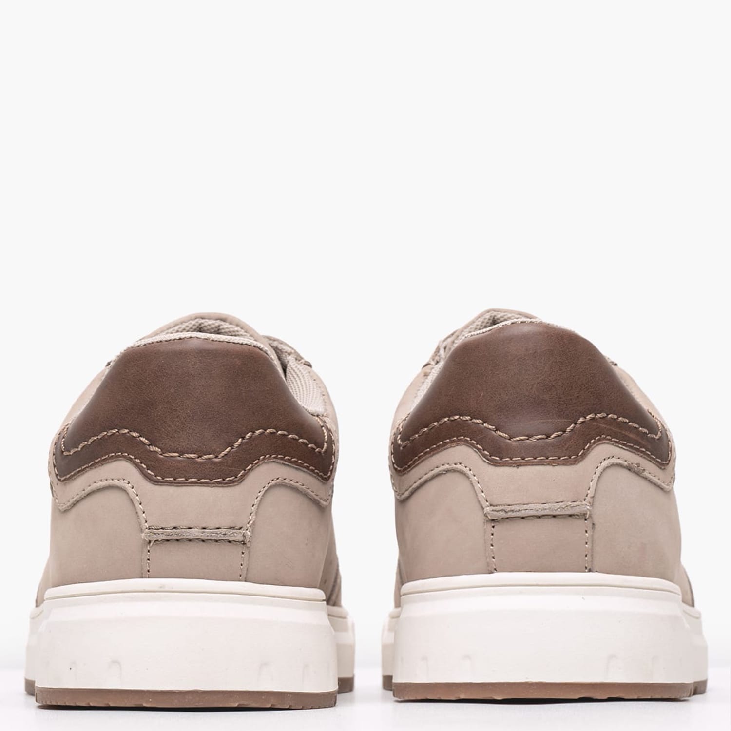 Men Casual Shoes 13656 Taupe Nubuck Leather S.Oliver Men Casual Shoes 13656 Taupe Nubuck Leather S.Oliver