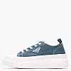 Women Casual Shoes 23655 Blue Fabric S.Oliver Women Casual Shoes 23655 Blue Fabric S.Oliver