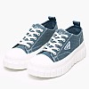 Women Casual Shoes 23655 Blue Fabric S.Oliver Women Casual Shoes 23655 Blue Fabric S.Oliver