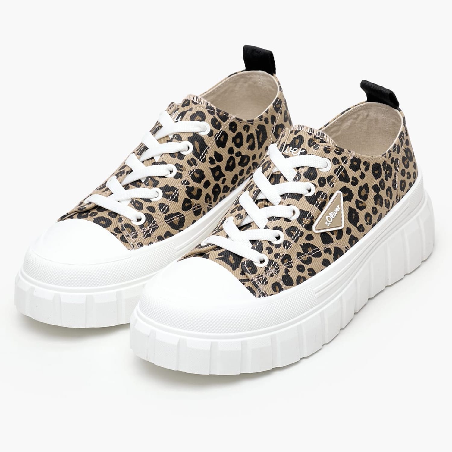 Women Casual Shoes 23655 Leopard Fabric S.Oliver Women Casual Shoes 23655 Leopard Fabric S.Oliver