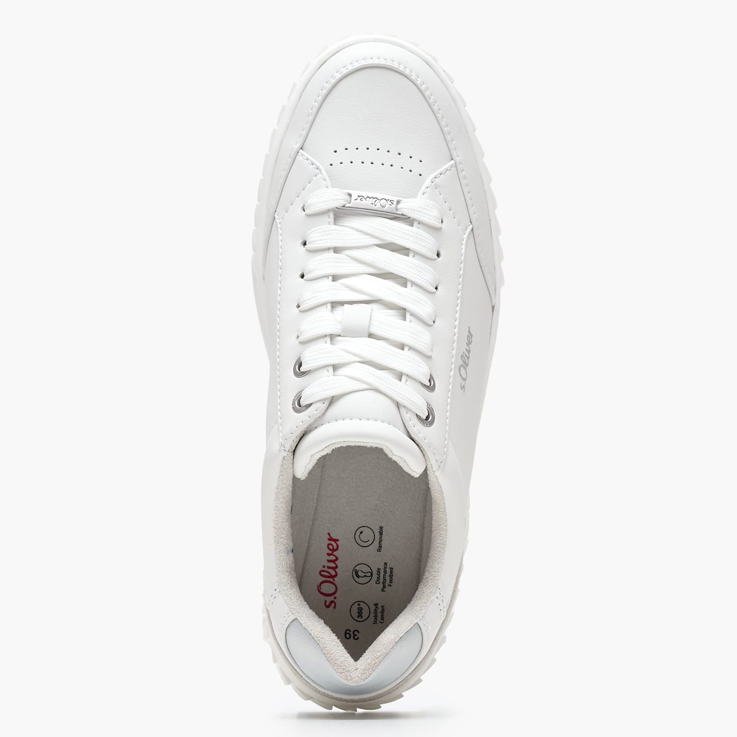 Women Casual Shoes 23662 White ECOleather S.Oliver Women Casual Shoes 23662 White ECOleather S.Oliver