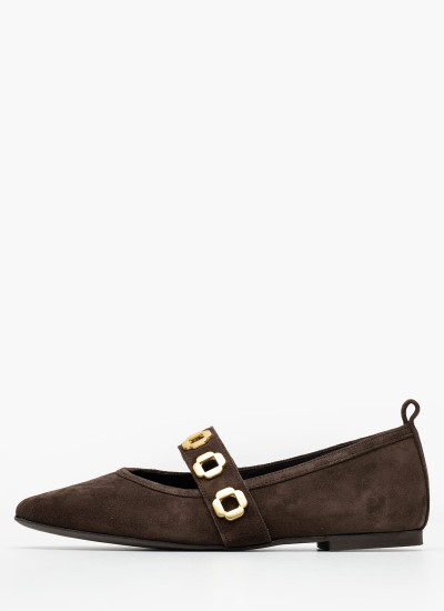Γυναικείες Μπαλαρίνες Elastic.Ballerina Μαύρο Δέρμα Tommy Hilfiger
