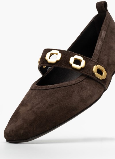 Γυναικείες Μπαλαρίνες Elastic.Ballerina Μαύρο Δέρμα Tommy Hilfiger